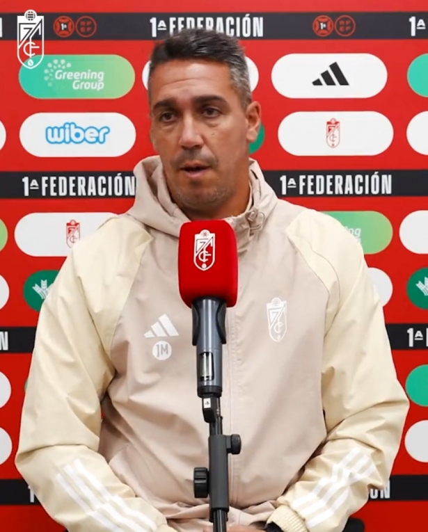 El entrenador del Recreativo Granada, Juan Antonio Milla (GRANADA CF)