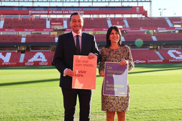 Alfredo García Amado e Inmaculada López Calahorro han presentado la unión contra la violencia machista (SUBDELEGACIÓN)