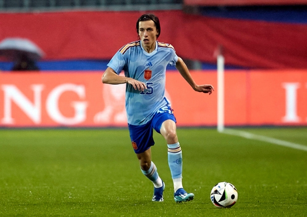 Álvaro Carreras con la sub 21 (RFEF)