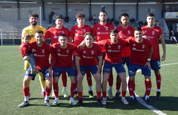 Once Inicial del Churriana CF ante el Alhaurín de la Torre (JOSÉ REQUENA)