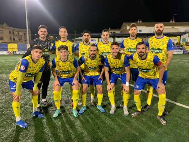 Once inicial del CD Huétor Tájar ante el Polideportivo El Ejido (CD HUÉTOR TÁJAR) 