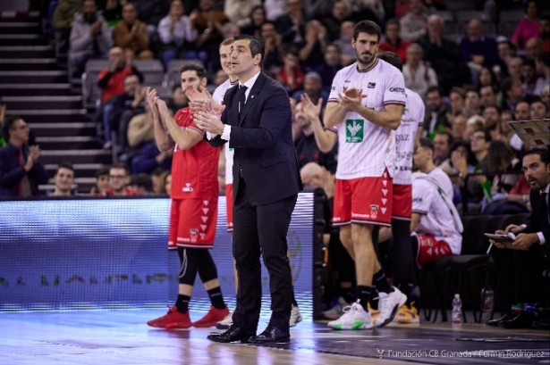 Pablo Pin durante el partido (FERMÍN RODRÍGUEZ / FUNDACIÓN CBG) 