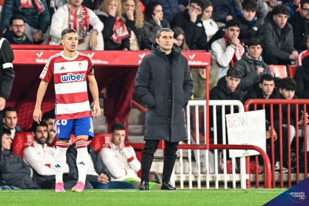 Bryan Zaragoza durante en partido ante el Athletic Club (JOSÉ M. BALDOMERO) 