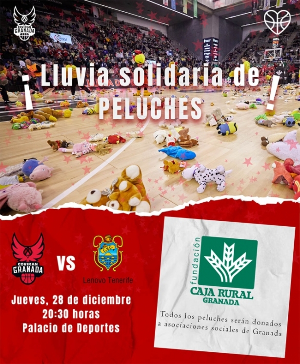 Lluvia de peluches (FUNDACIÓN CB GRANADA)