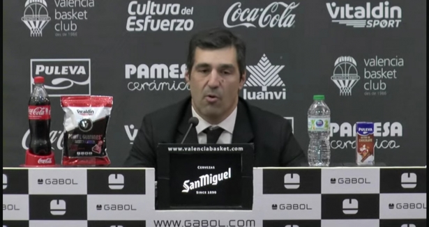 Rueda de prensa post partido de Pablo Pin (VALENCIA BASKET)