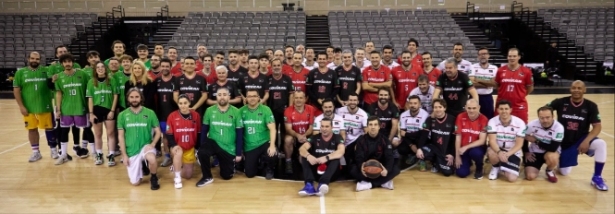 Foto de familia tras el torneo (FERMÍN RODRÍGUEZ / FUNDACIÓN CBG) 