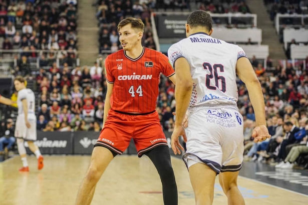 David Krämer en el partido ante Obradoiro (JOSÉ VELASCO) 