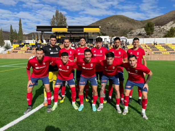 Once inicial del Churriana CF ante el Cantoría (JOSÉ REQUENA)