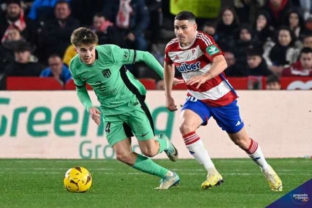 Sergio Ruíz durante el partido (JOSÉ M. BALDOMERO))