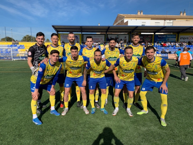 Once inicial del CD Huétor Tájar ante el CF Motril (CD HUÉTOR TÁJAR)