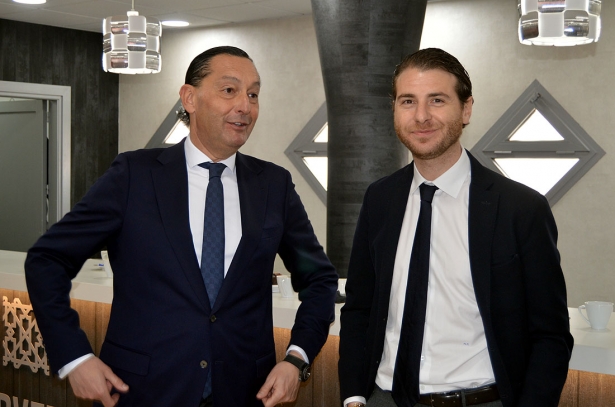 Alfredo García Amado y Matteo Tognozzi durante el encuentro con la prensa (J. PALMA)