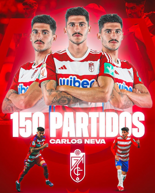 Carlos Neva cumple 150 partidos (GCF)