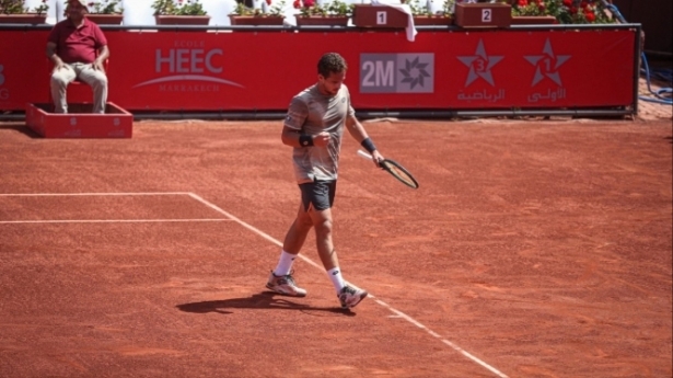 Roberto Carballés en el ATP Marrakech 2024 (GETTY) 