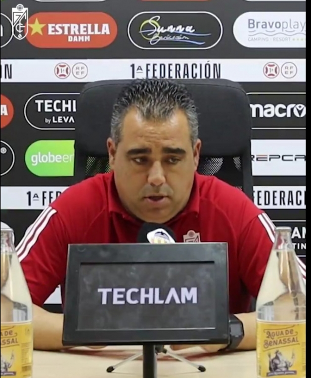 El entrenador del Recreativo Granada, Germán Crespo (GCF)