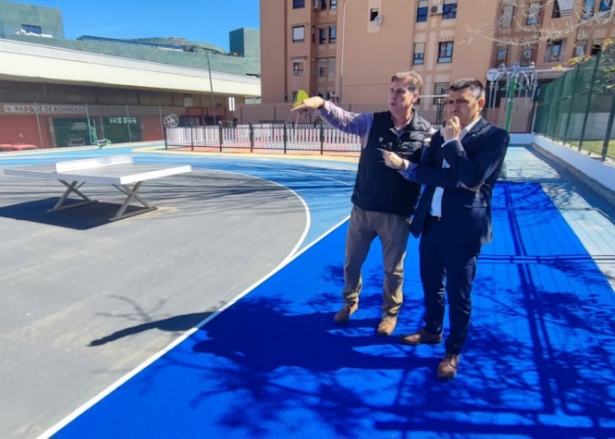 Jorge Iglesias en una reciente visita al Centro Deportivo We (AYTO. GRANADA)