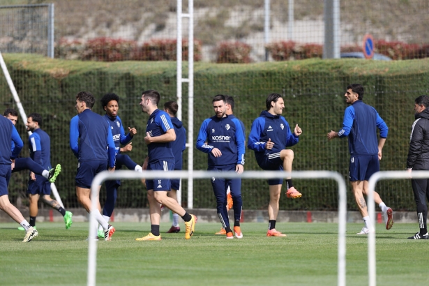 Entrenamiento del CA Osasuna (CA OSASUNA)