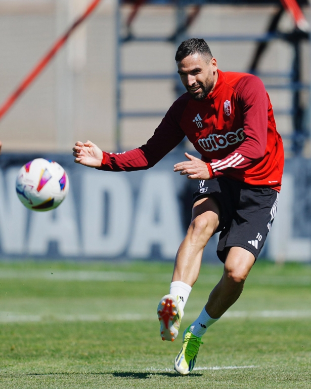 Antonio Puertas durante el entrenamiento (GCF)