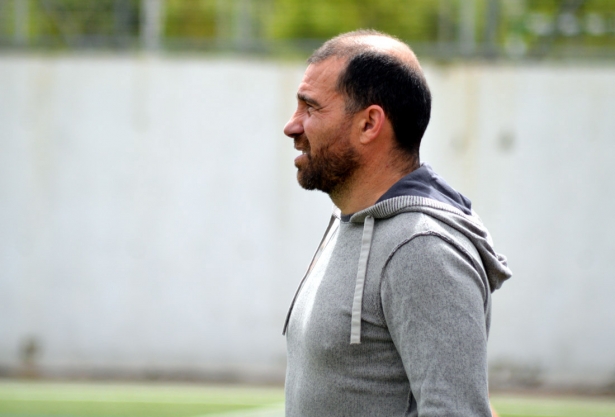 El entrenador de la UD Maracena, Jesús Sierra (J. PALMA)