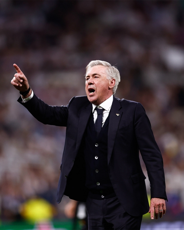 El entrenador del Real Madrid, Carlo Ancelotti (REAL MADRID CF)