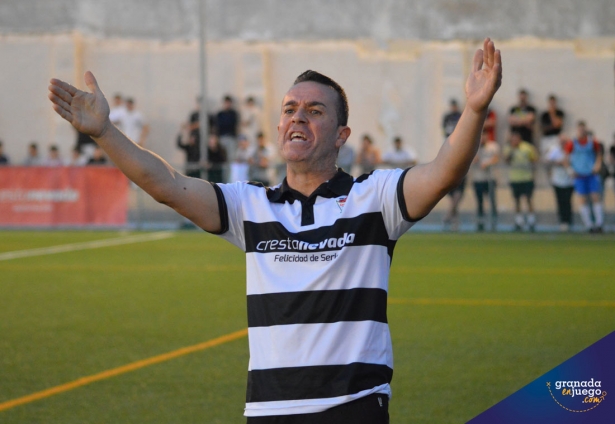 Juan Jesús Zafra durante la semifinal ante el Cúllar Vega (J. PALMA)