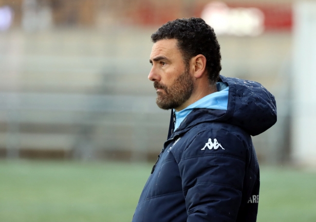 El entrenador del Arenas de Armilla, Manuel Moreno `Rizos` (JOSÉ ANDRÉS FERNÁNDEZ)