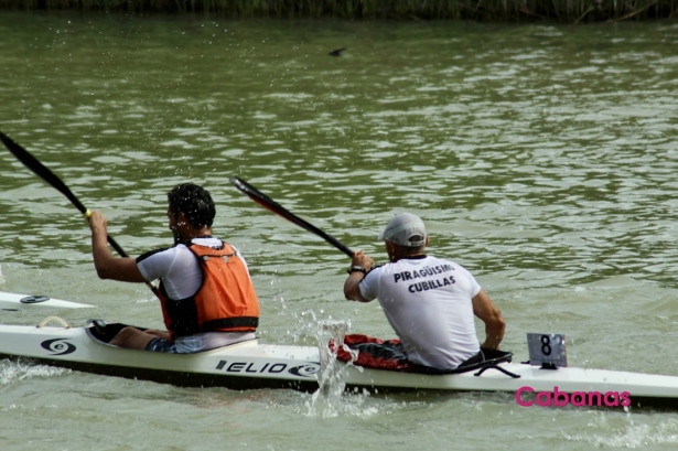 La dupla granadina durante la prueba