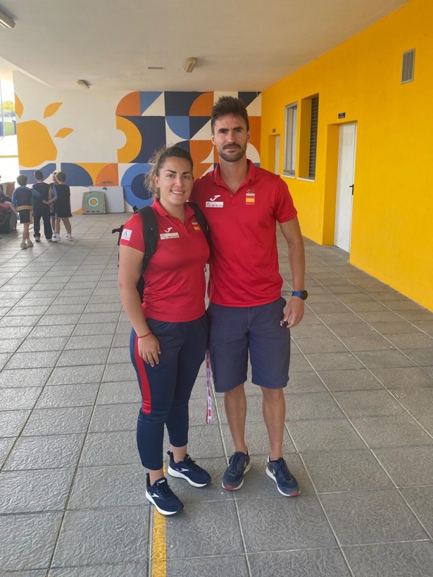Los deportistas Shenaida Mérida y Alejandro Estévez (JUNTA)