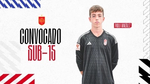 Pablo González citado con la sub 15 de España (GCF)