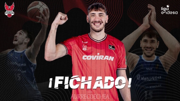 Aurrecoechea ya posa como nuevo jugador rojinegro (Fundación CB)