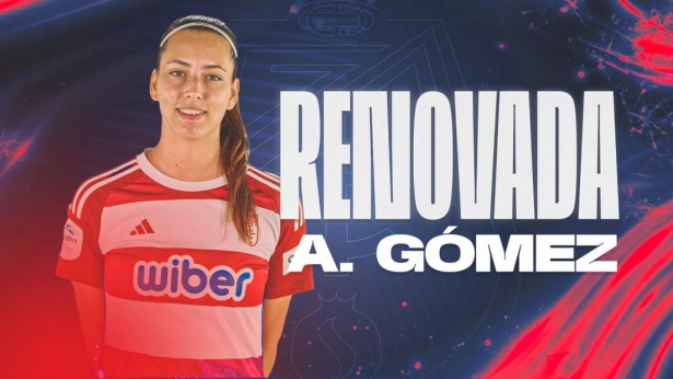 Andrea Gómez seguirá una temporada más de rojiblanca (GRANADA CF)