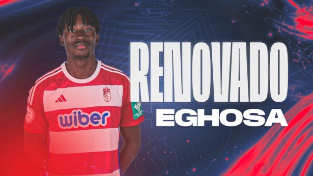 Eghosa prolonga su vinculación con el conjunto rojiblanco (GRANADA CF)