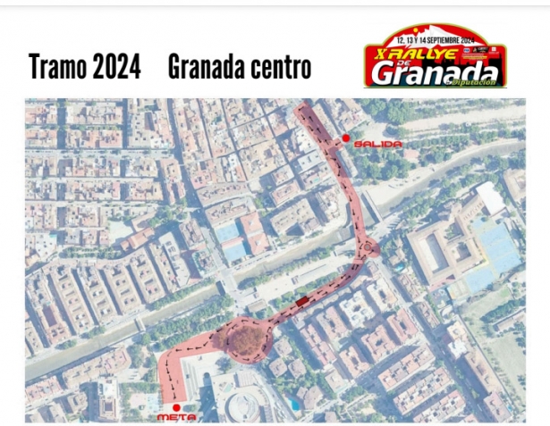 Tramo por el centro de la capital (RALLY CIUDAD DE GRANADA)