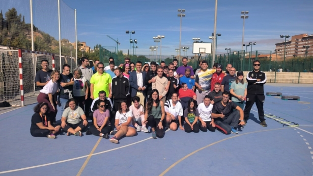 Jornada de deporte para personas con discapacidad, con el concejal de Deportes de Granada, Jorge Iglesias (AYUNTAMIENTO)