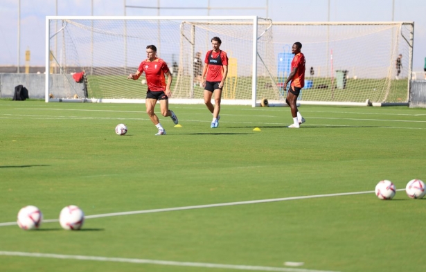 Boyé y Miquel completaron el último entrenamiento a buen ritmo (J. AZCOYTIA)