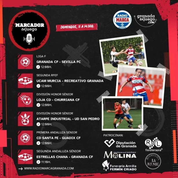 Menú dominical del progama MarcadorenJuego (GRJ)