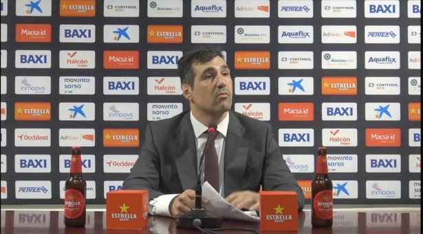 Rueda de prensa de Pablo Pin (BÁSQUET MANRESA)
