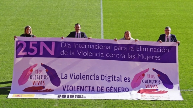 Ambas instituciones han presentado la campaña en Los Cármenes (GRANADA CF)
