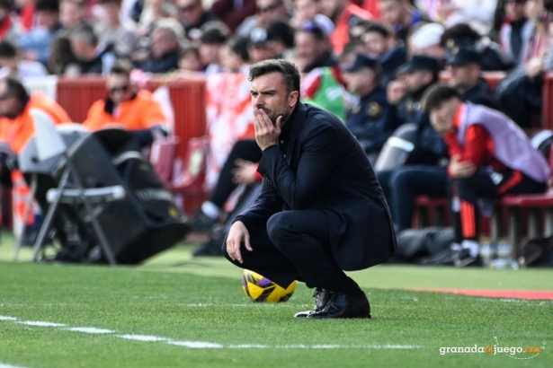 Albés ha terminado decepcionado cn el nivel de su equipo (JOSÉ M. BALDOMERO)