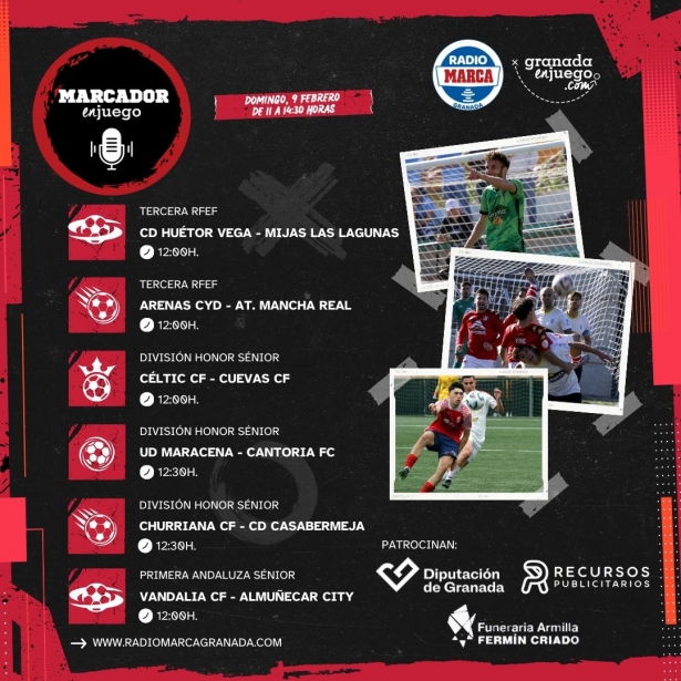 Jornada dominical de fútbol en Radio Marca (GRJ)