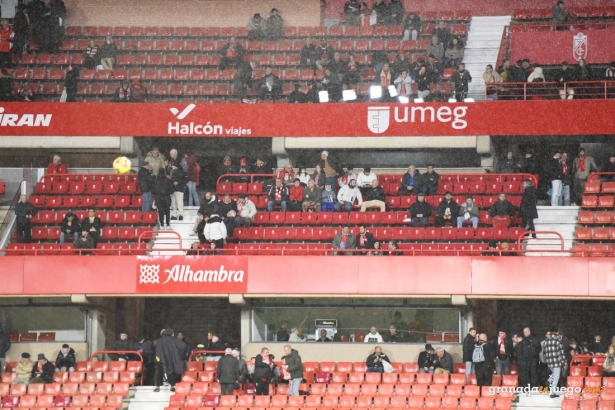 Las gradas del estadio estuvieron despobladas (JOSÉ M. BALDOMERO)