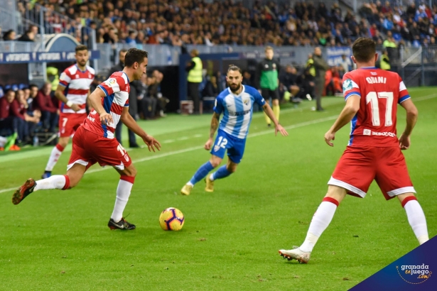 El Granada intentará a volver a ganar en La Rosaleda (JOSÉ M. BALDOMERO)