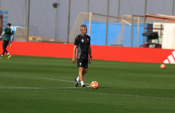 Escribá ha resaltado el buen momento del equipo (J. AZCOYTIA)