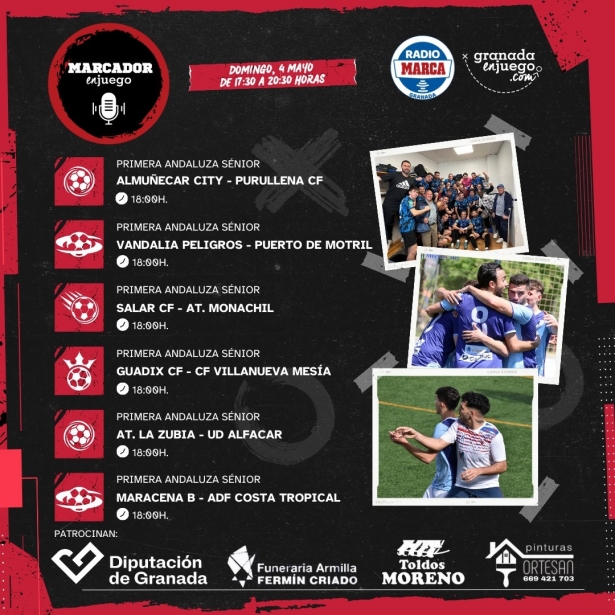 Menú dominical del progama MarcadorenJuego (GRJ)
