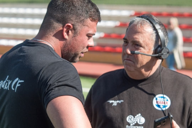 El entrenador del Guadix CF, Alberto Chacón (GUADIX CF)