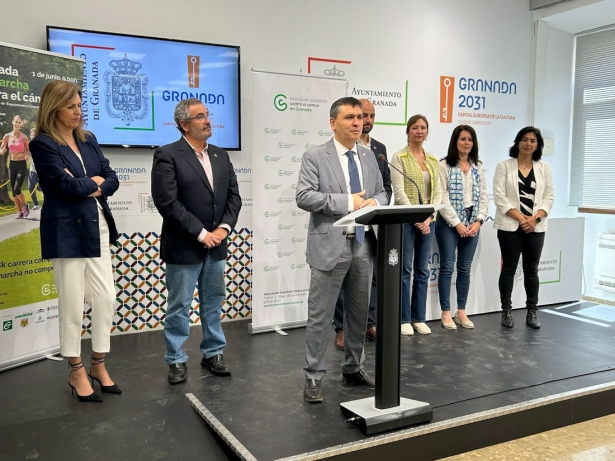 Presentación de la VIII edición de Granada en Marcha Contra el Cáncer (AYTO. GRANADA)