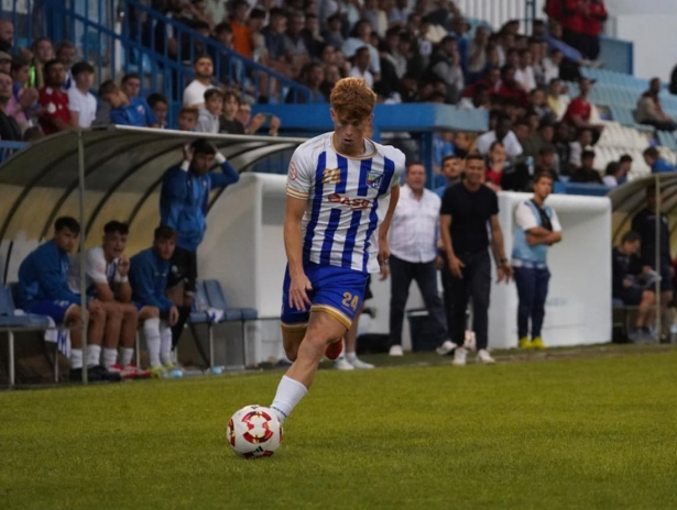 Cameron durante un partido con el CF Motril (CF MOTRIL)