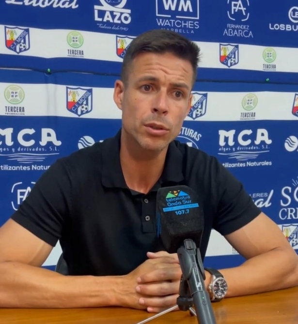 El entrenador del CF Motril, Manu del Moral (CF MOTRIL)