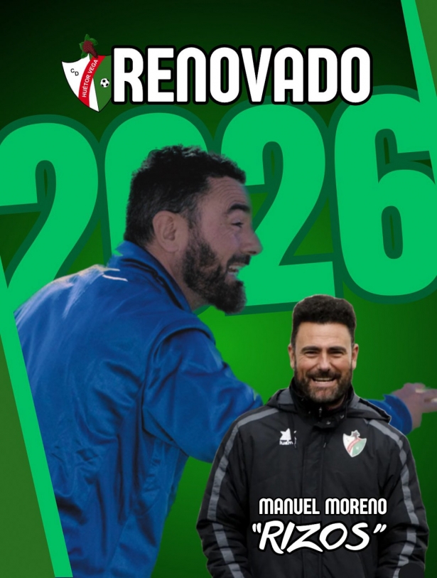Rizos seguirá en el CD Huétor Vega (CD HUÉTOR VEGA (
