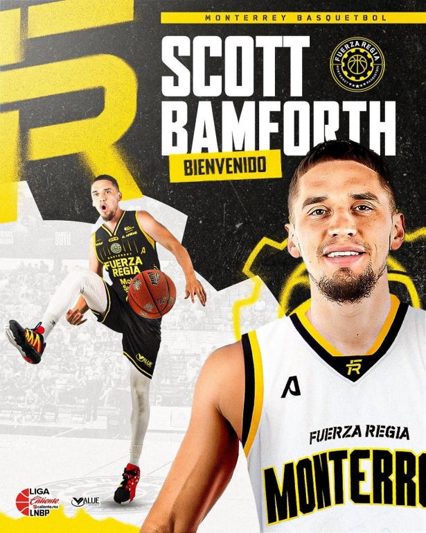 Bamforth se marcha a la liga mexiccana (FUERZA REGIA)