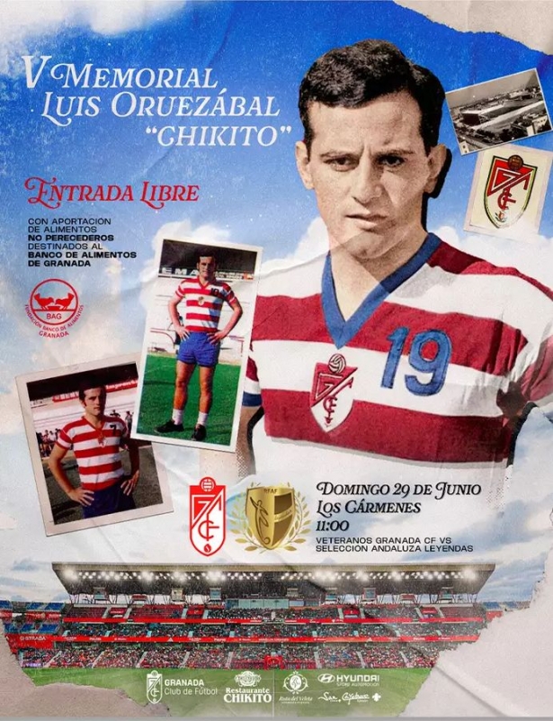 Los Cármenes, escenario de una nueva edición del  Memorial Luis Oruezábal Chikito (GRANADA CF)